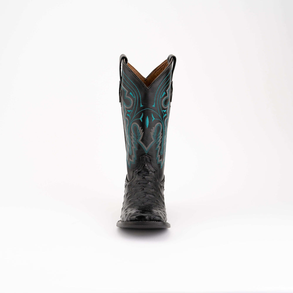 Ferrini Colt Black Full Quill Ostrich Mens Boot - Ferrini USA - Flyclothing LLC