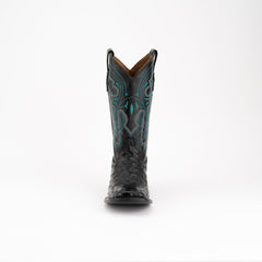 Ferrini Colt Black Full Quill Ostrich Mens Boot - Ferrini USA