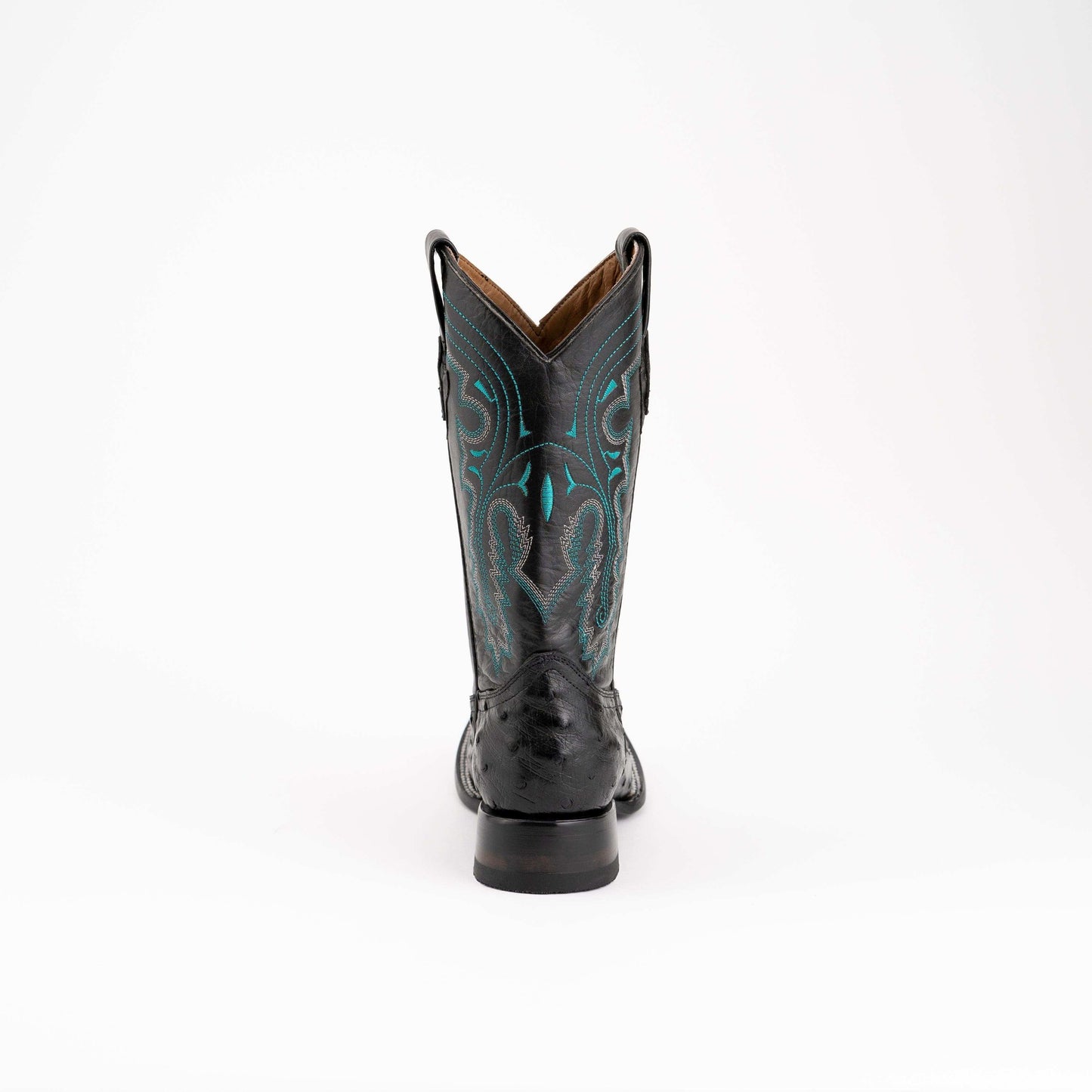 Ferrini Colt Black Full Quill Ostrich Mens Boot - Ferrini USA - Flyclothing LLC