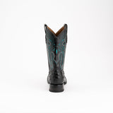 Ferrini Colt Black Full Quill Ostrich Mens Boot - Ferrini USA