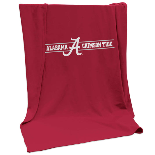 Alabama Campus Colors Sweatshirt Blanket (Screened) - Logo Brands - Flyclothing LLC