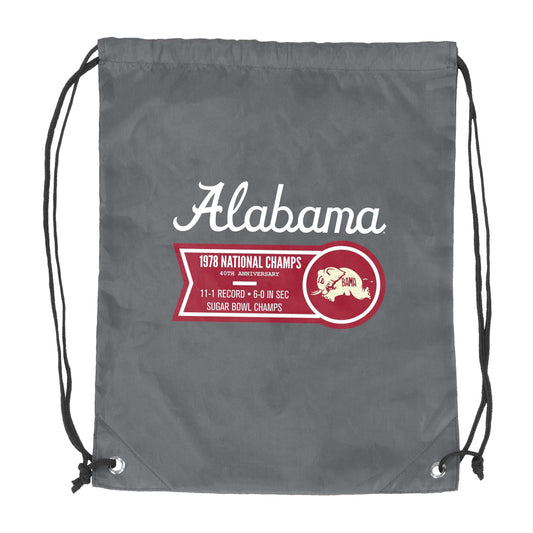Alabama 40th Anniversary Record Logo Cruise Backsack - Logo Brands - Flyclothing LLC