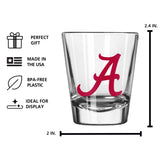 Alabama 2oz Gameday Shot Glass - Logo Brands - Flyclothing LLC