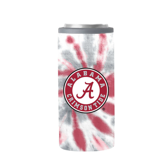 Alabama 12oz Tie Dye Slim Can Coolie - Logo Brands - Flyclothing LLC