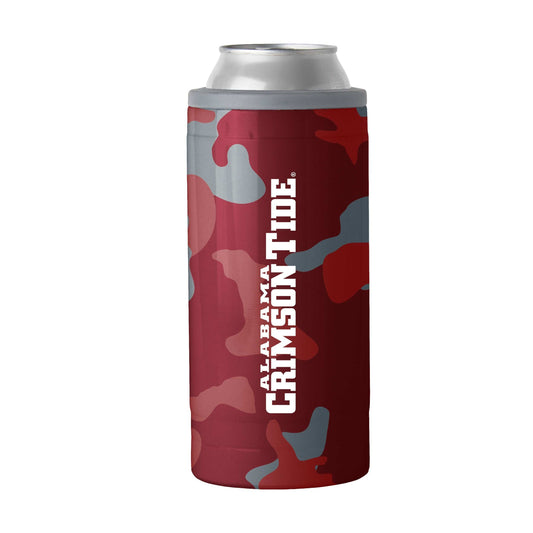 Alabama Camo Swagger 12oz Slim Can Coolie - Logo Brands - Flyclothing LLC