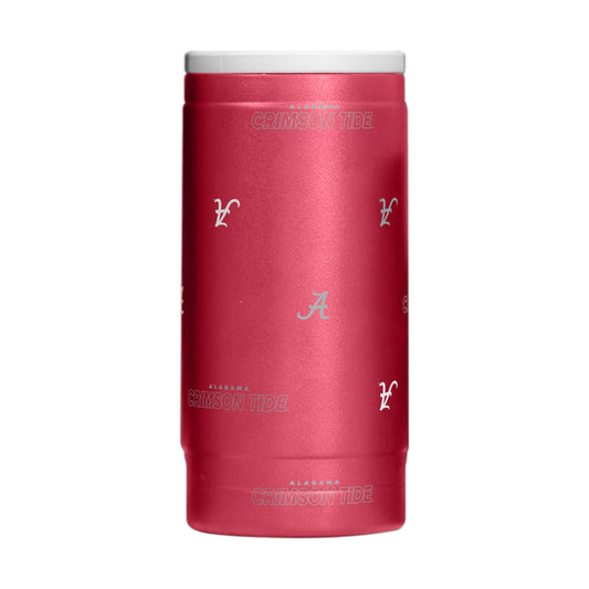 Alabama 12oz Step And Repeat Powdercoat SlimCan Coolie - Logo Brands - Flyclothing LLC