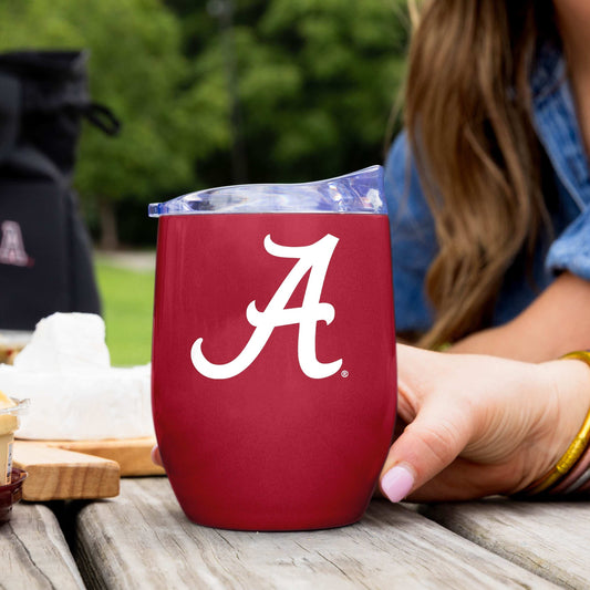 Alabama 16oz Gameday Stainless Curved Beverage - Logo Brands - Flyclothing LLC