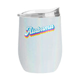 Alabama 16oz Shadow Iridescent Curved Tumbler - Logo Brands - Flyclothing LLC