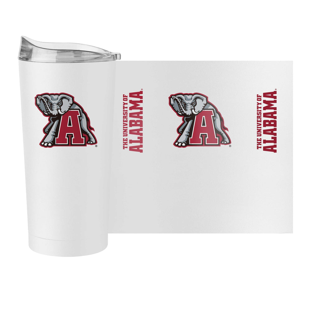 Alabama Alternate Logo 20oz Gameday Powder Coat Tumbler - Logo Brands - Flyclothing LLC