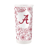 Alabama 20oz Botanical Stainless Steel Tumbler - Logo Brands - Flyclothing LLC