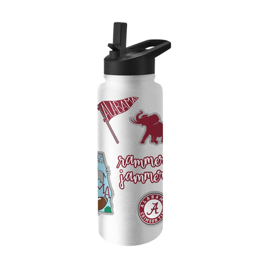 Alabama Alternate 34oz Native Quencher Bottle - Logo Brands - Flyclothing LLC