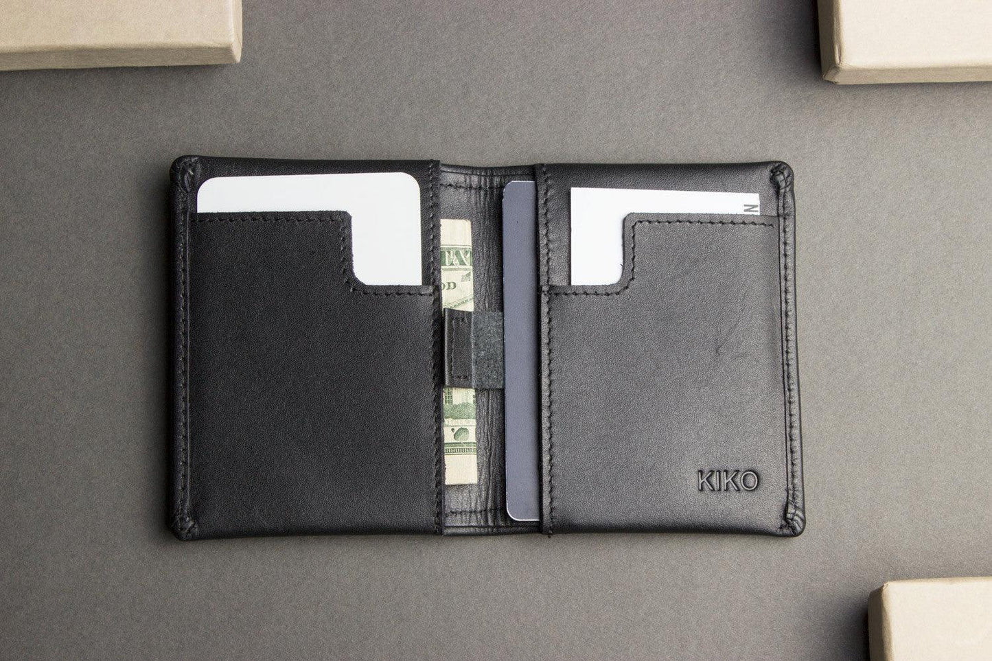 Slim Bifold Wallet - Kiko Leather - Flyclothing LLC