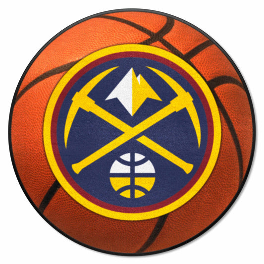 Denver Nuggets Basketball Rug - 27in. Diameter - Denver Nuggets