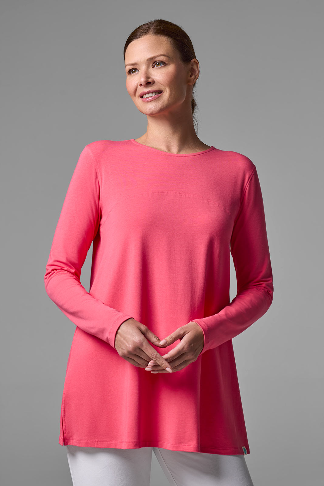 Women's Daybreak Swing Long Sleeve T-Shirt | Sunkist Coral
