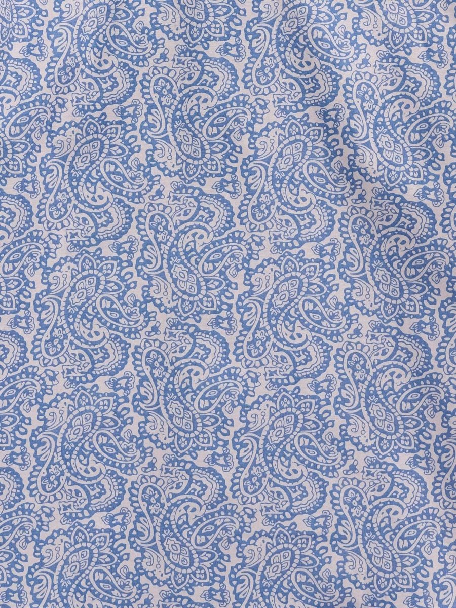 Boy's Ely Cattleman Short Sleeve Paisley Print Snap Shirt- Navy - Ely Cattleman - Flyclothing LLC