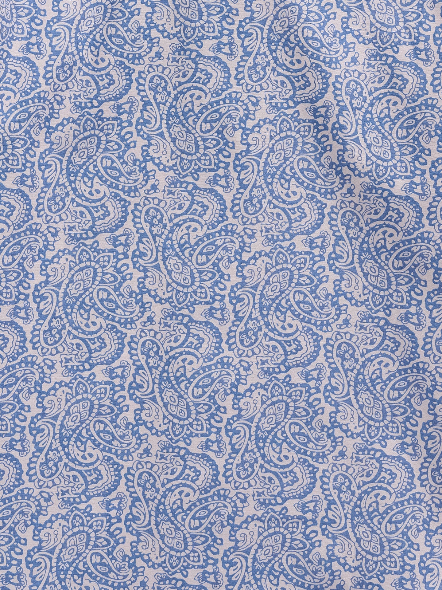 Boy's Ely Cattleman Short Sleeve Paisley Print Snap Shirt- Navy