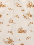 Boy's Ely Cattleman Short Sleeve Cowboy Print Snap Shirt - Ely Cattleman