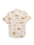 Boy's Ely Cattleman Short Sleeve Cowboy Print Snap Shirt - Ely Cattleman