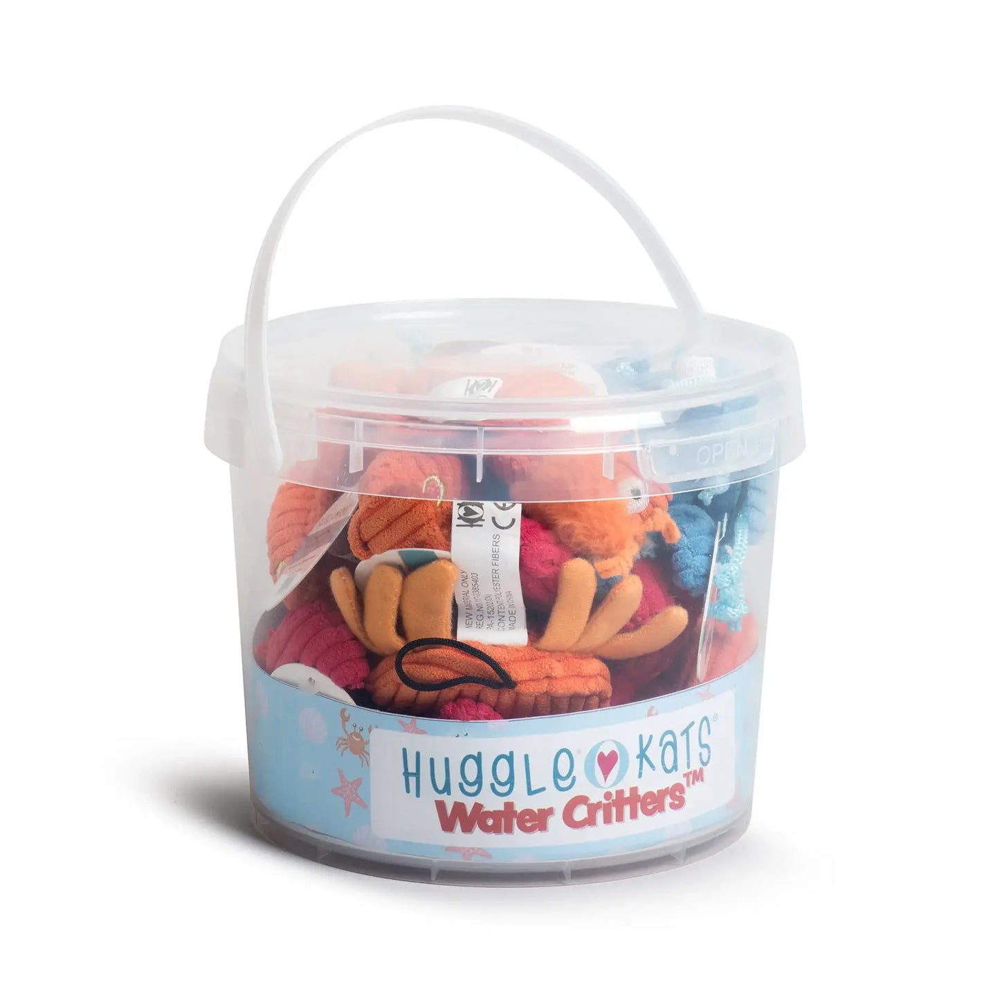 HuggleKats® Water Critters Bucket of Cat Toys, 12 Pack - HuggleHounds - Flyclothing LLC