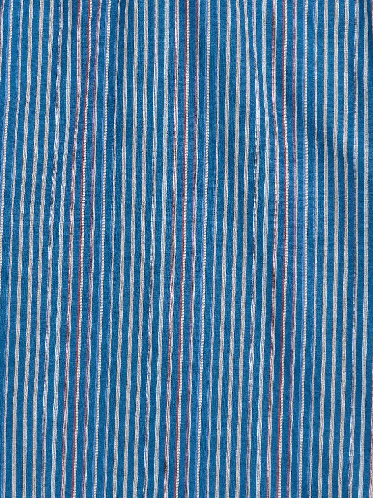 Boy's Ely Cattleman Short Sleeve Stripe Western Snap Shirt - Navy - Ely Cattleman - Flyclothing LLC
