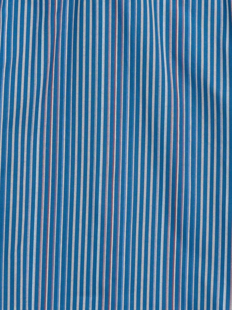 Boy's Ely Cattleman Short Sleeve Stripe Western Snap Shirt - Navy - Ely Cattleman - Flyclothing LLC