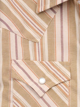 Boy's Ely Cattleman Short Sleeve Olive Stripe Western Snap Shirt - Ely Cattleman - Flyclothing LLC
