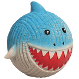 Finn the Shark Ruff-Tex® Latex Ball Dog Toy, Large - HuggleHounds - Flyclothing LLC