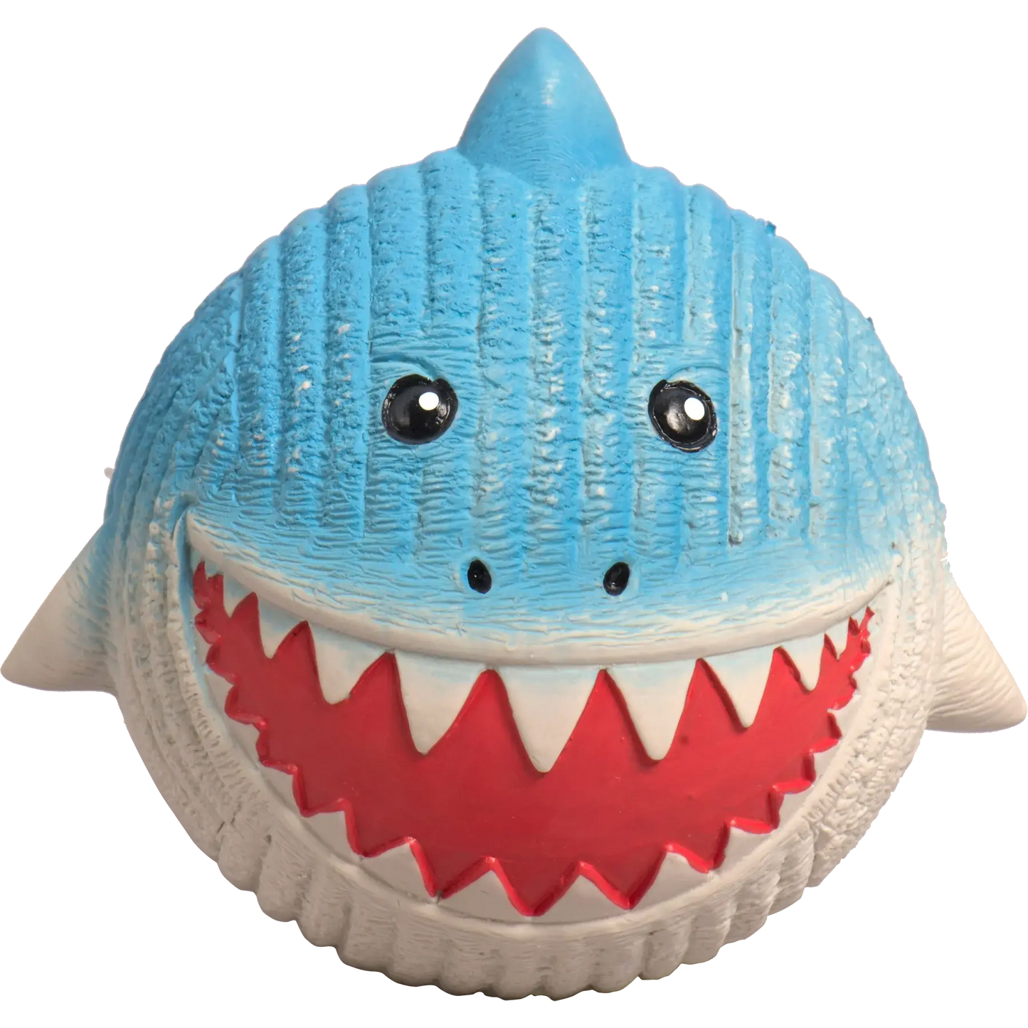 Finn the Shark Ruff-Tex® Latex Ball Dog Toy, Large - HuggleHounds - Flyclothing LLC