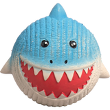 Finn the Shark Ruff-Tex® Latex Ball Dog Toy, Large - HuggleHounds - Flyclothing LLC