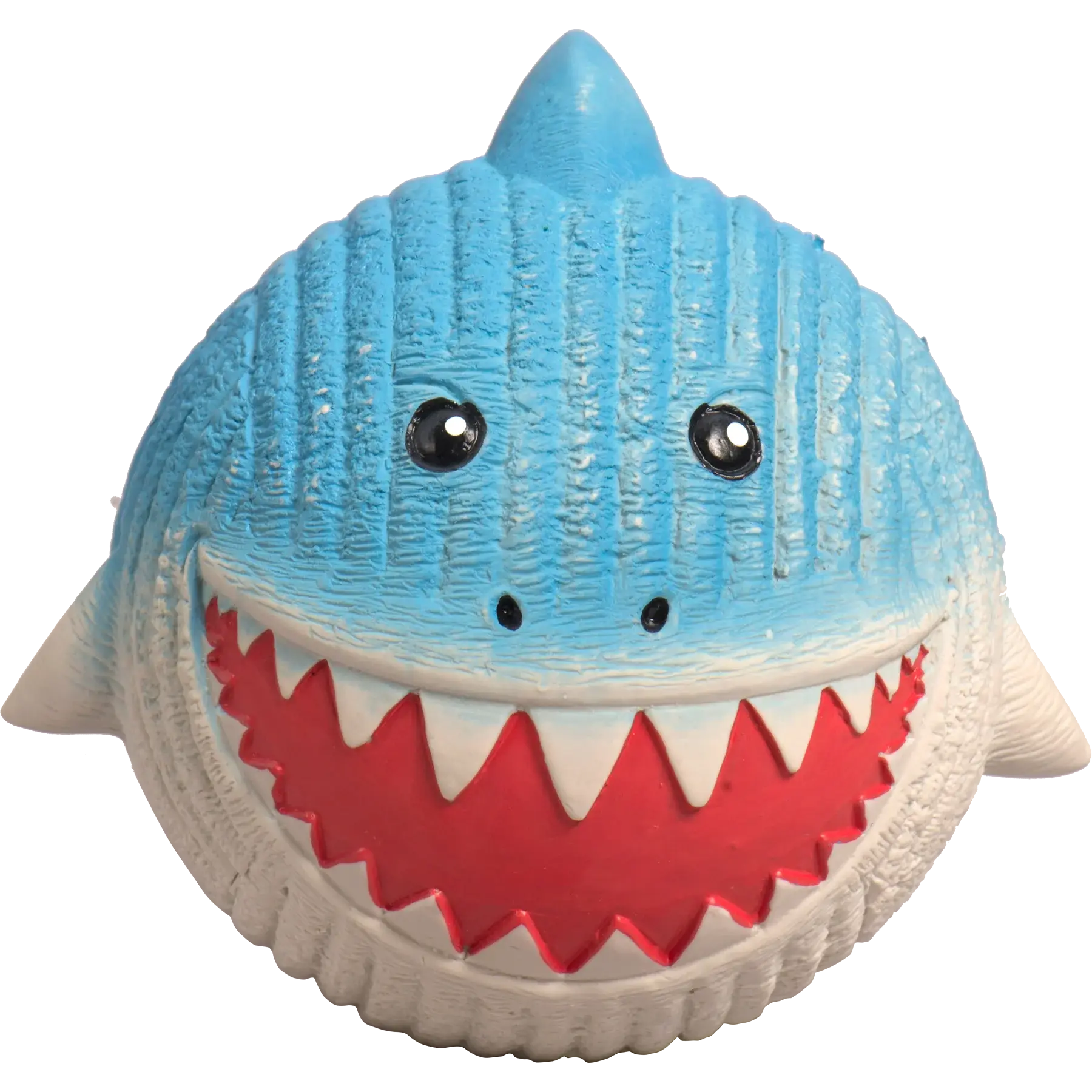 Finn the Shark Ruff-Tex® Latex Ball Dog Toy, Large - HuggleHounds - Flyclothing LLC