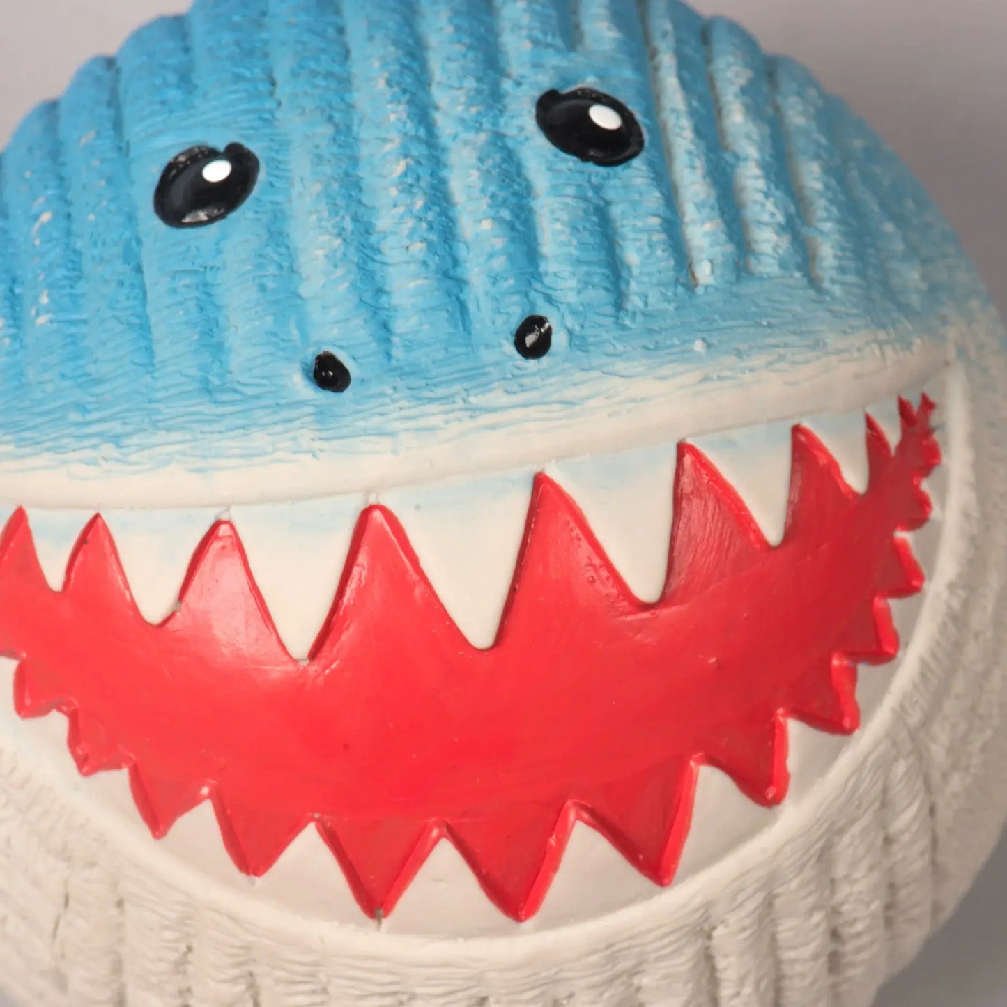 Finn the Shark Ruff-Tex® Latex Ball Dog Toy, Large - HuggleHounds - Flyclothing LLC