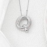 Copper Bubble Letter Pendant Necklace - Trendsi - Flyclothing LLC