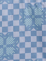 Boy's Ely Cattleman Long Sleeve Checkered Patchwork Print Snap Shirt- Denim Blue - Ely Cattleman - Flyclothing LLC