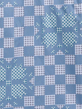 Boy's Ely Cattleman Long Sleeve Checkered Patchwork Print Snap Shirt- Denim Blue - Ely Cattleman - Flyclothing LLC