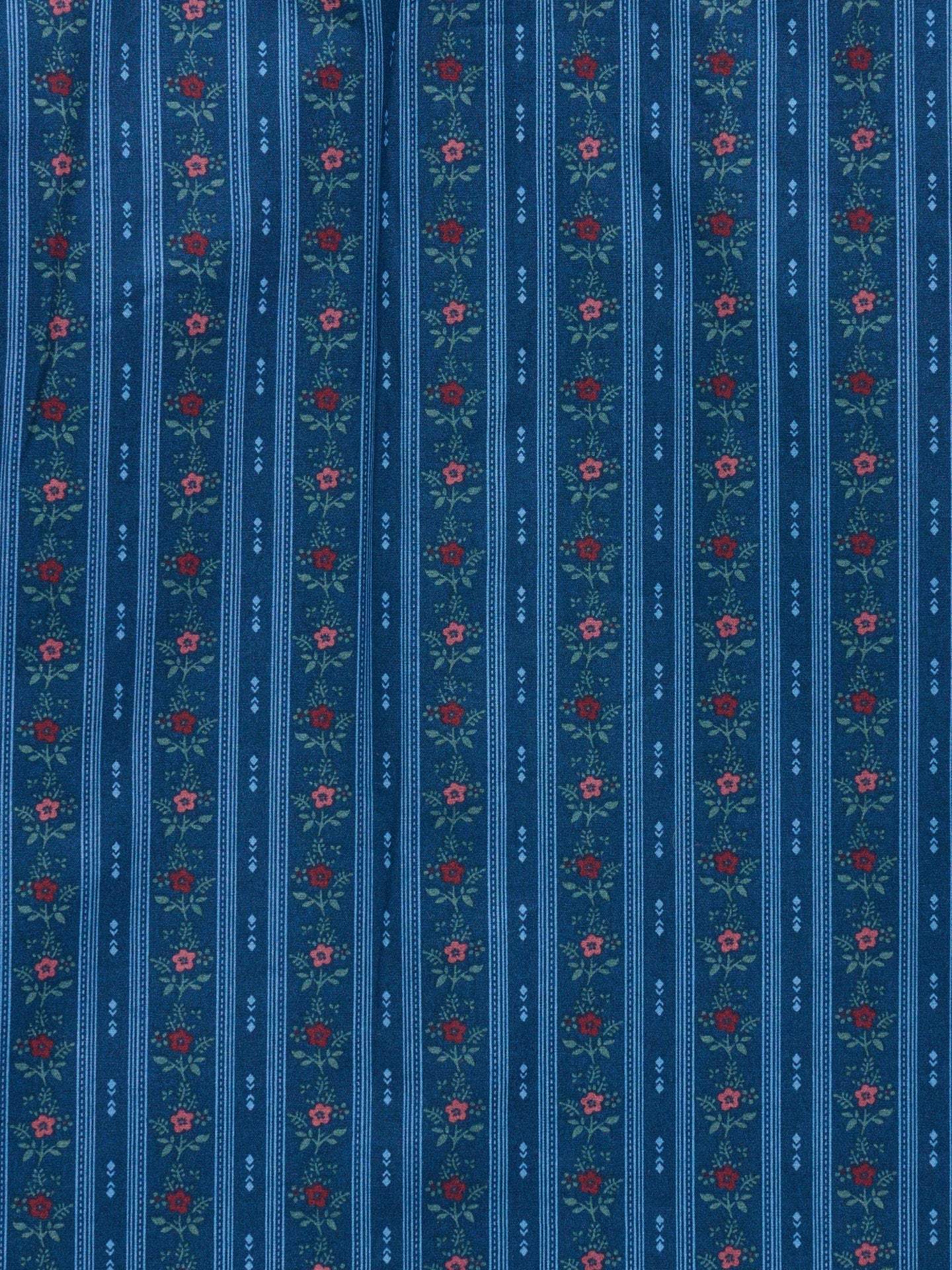 Boy's Ely Cattleman Long Sleeve Wallpaper Floral Print Snap Shirt- Navy - Ely Cattleman - Flyclothing LLC
