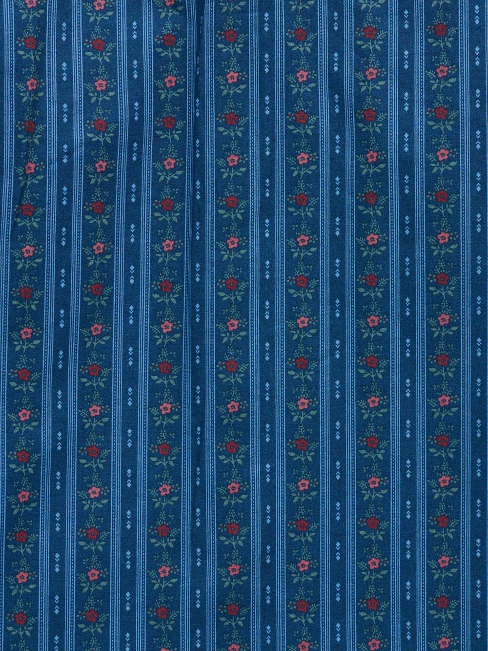 Boy's Ely Cattleman Long Sleeve Wallpaper Floral Print Snap Shirt- Navy - Ely Cattleman - Flyclothing LLC