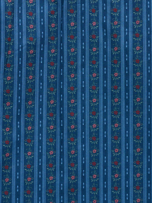 Boy's Ely Cattleman Long Sleeve Wallpaper Floral Print Snap Shirt- Navy - Ely Cattleman - Flyclothing LLC