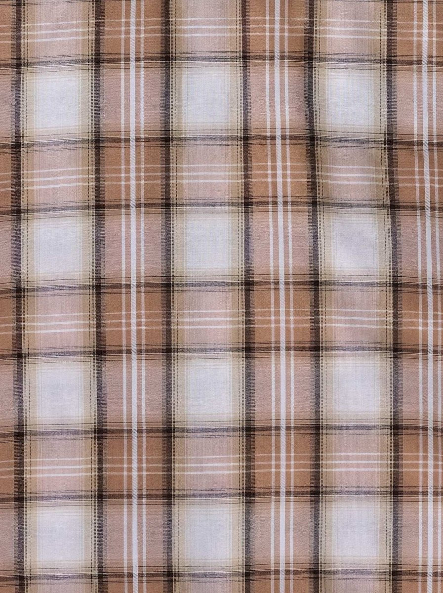 Boy's Ely Cattleman Long Sleeve Textured Plaid Western Snap Shirt- Teal & Khaki - Ely Cattleman - Flyclothing LLC