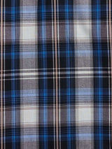 Boy's Ely Cattleman Long Sleeve Textured Plaid Western Snap Shirt- Blue & Burgundy - Ely Cattleman - Flyclothing LLC