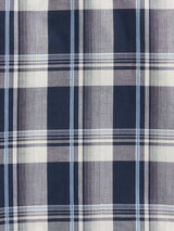 Boy's Ely Cattleman Long Sleeve Textured Plaid Western Snap Shirt- Navy & Rust - Ely Cattleman - Flyclothing LLC