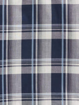 Boy's Ely Cattleman Long Sleeve Textured Plaid Western Snap Shirt- Navy & Rust - Ely Cattleman - Flyclothing LLC