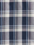 Boy's Ely Cattleman Long Sleeve Textured Plaid Western Snap Shirt- Navy & Rust - Ely Cattleman