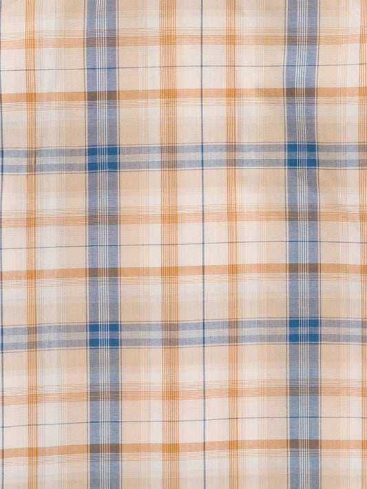 Boy's Ely Cattleman Long Sleeve Textured Plaid Western Snap Shirt-Tan - Ely Cattleman - Flyclothing LLC