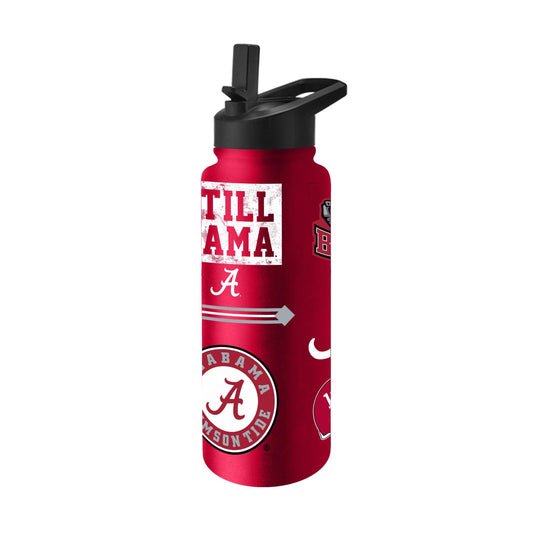 University of Alabama/Breaking T 34oz Native Quencher Bottle - Logo Brands - Flyclothing LLC