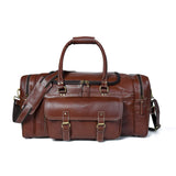 Upgraded Traveler Weekender Duffle - Classy Leather Bags - Flyclothing LLC