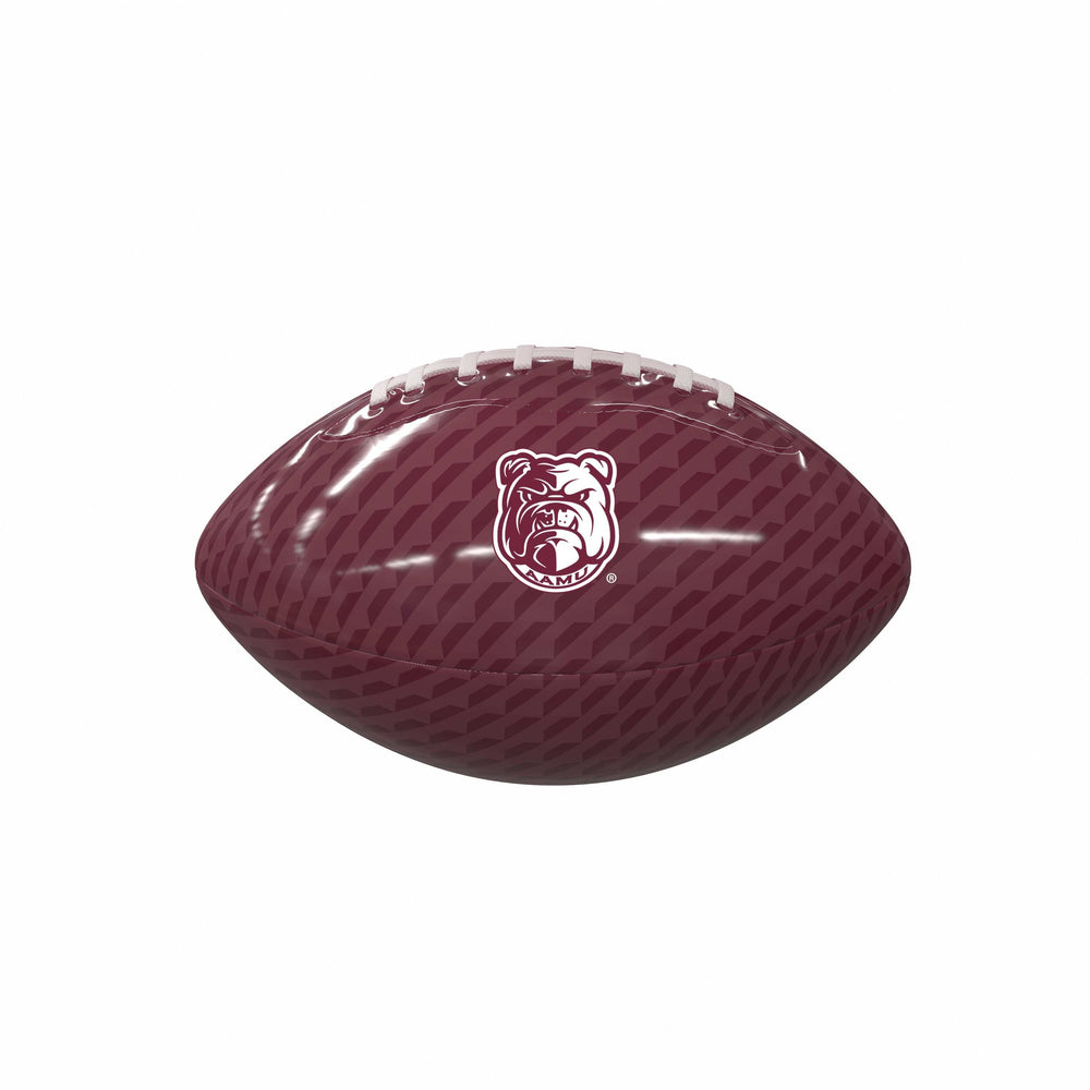 Alabama A&M Carbon Fiber Mini Glossy Football - Logo Brands - Flyclothing LLC