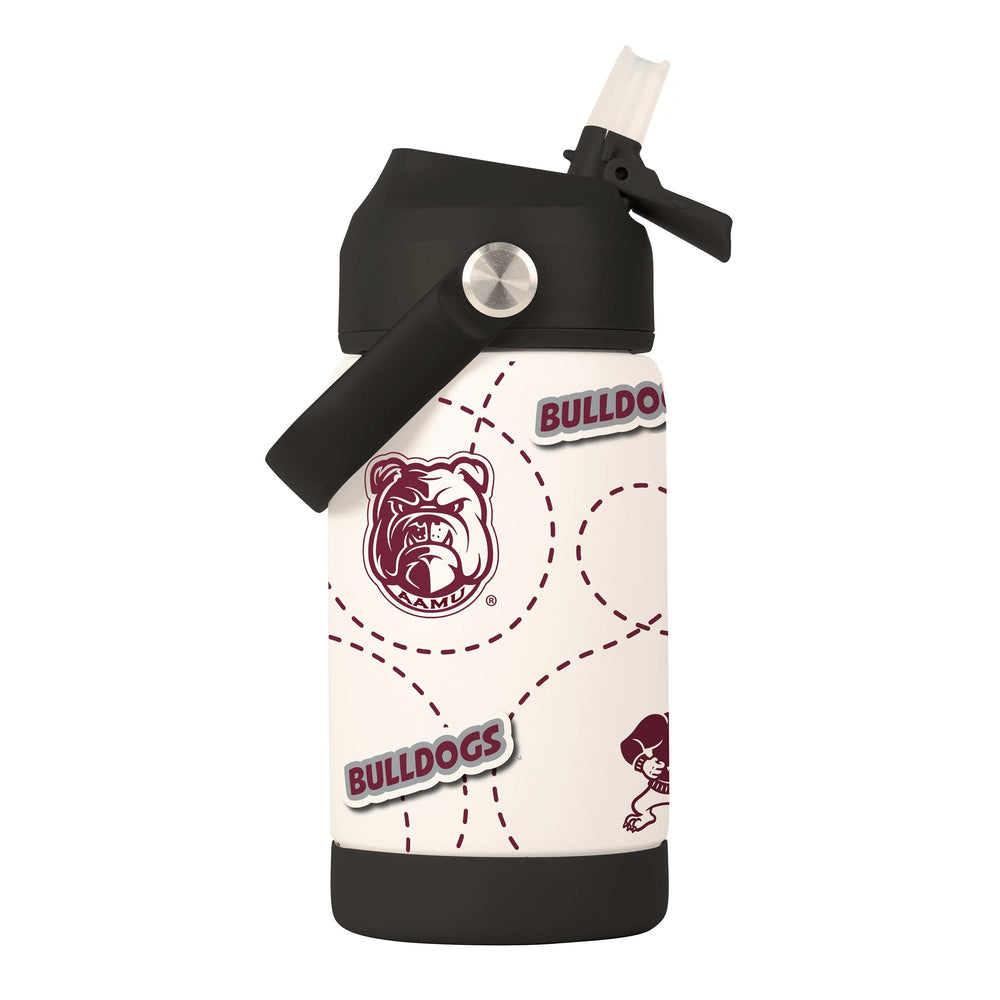 Alabama A&M 12oz Mascot SS Kids Bottle - Logo Brands - Flyclothing LLC