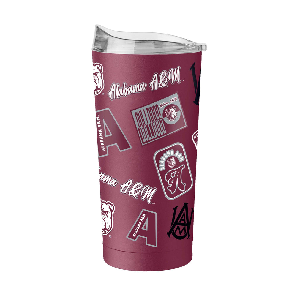 Alabama A&M 20oz Dreamweave Powder Coat Tumbler - Logo Brands - Flyclothing LLC