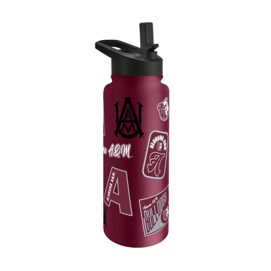 Alabama A&M 34oz Dreamweave Quencher Bottle - Logo Brands - Flyclothing LLC