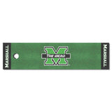 Marshall Thundering Herd Putting Green Mat - 1.5ft. x 6ft. - Marshall